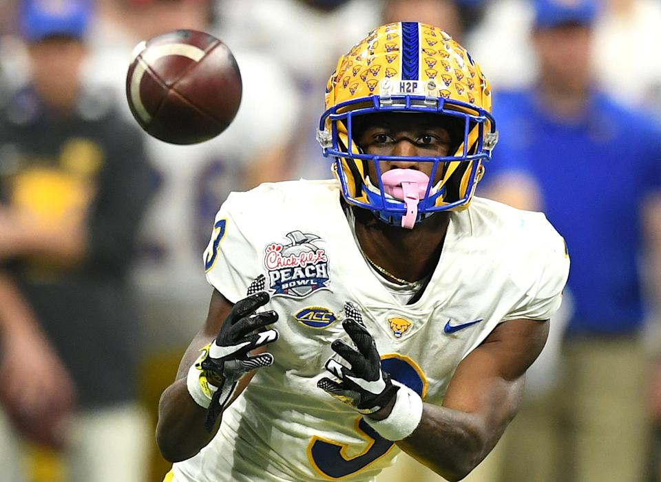 Jordan Addison, the top receiver in college football last season, entered the transfer portal on May 3, meaning Pitt will not have its best receiver next season. (Adam Hagy/Getty Images)