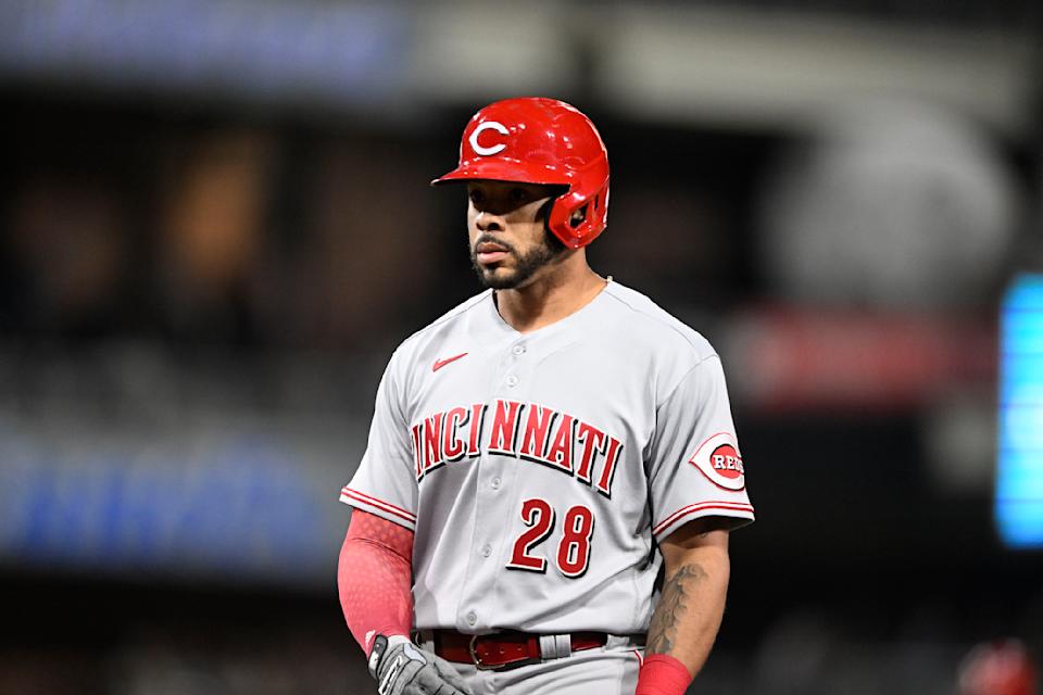 Tommy Pham was suspended three games after slapping Joc Pederson over a fantasy football disagreement. (Photo by Denis Poroy/Getty Images)