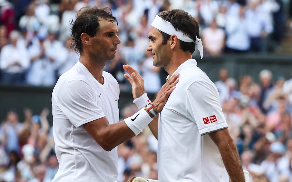 Roger Federer and Rafael Nadal have had some thrilling grand-slam encounters - GETTY IMAGES