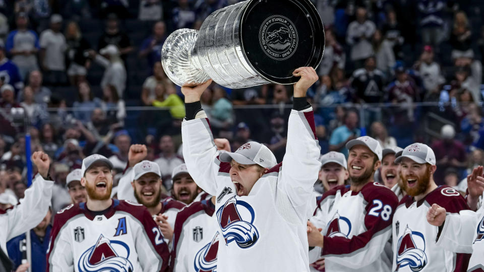 Determining the best Stanley Cup winning-teams in post-expansion NHL history, and where this dominant Avalanche squad fits into the equation. (Getty)