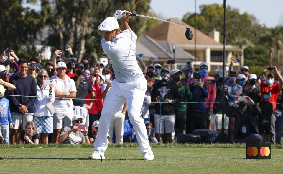 The crowds watching every Bryson DeChambeau drive mean his impact on LIV will be significant. (Reinhold Matay / USA TODAY Sports)