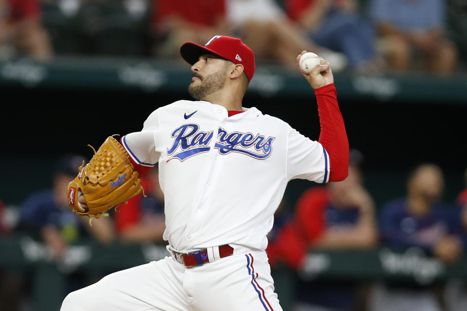 Will Martin Perez still be on the Rangers after the trade deadline? It's a hard question to answer. (Photo by Tim Heitman/Getty Images)