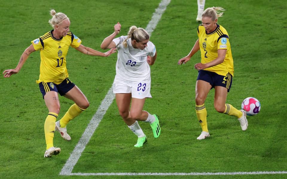 Alessia Russo - Alessia Russo's backheel goal: What happened and how football reacted - GETTY IMAGES