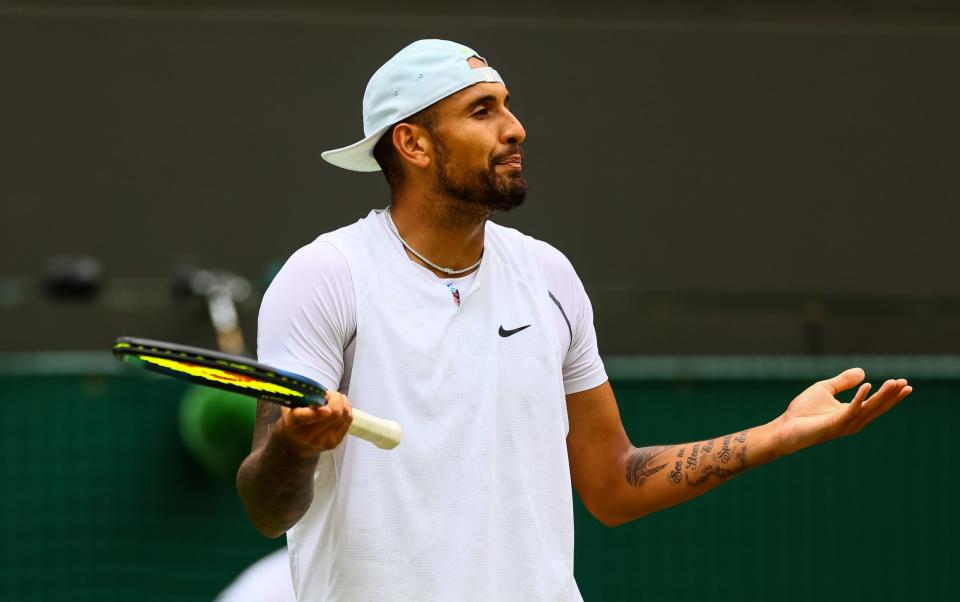 Opinions are split over Kyrgios' on-court behaviour - GETTY IMAGES