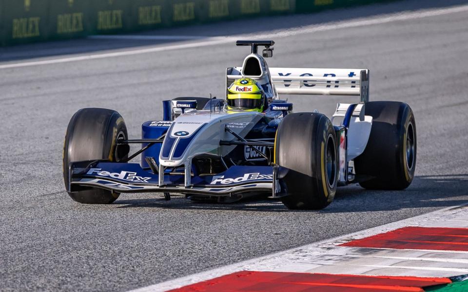 Ralf Schumacher is pictured during the Legends Parade prior the sprint qualifying at the Red Bull Ring race track in Spielberg, Austria, on July 9, 2022, ahead of the Formula One Austrian Grand Prix - AFP