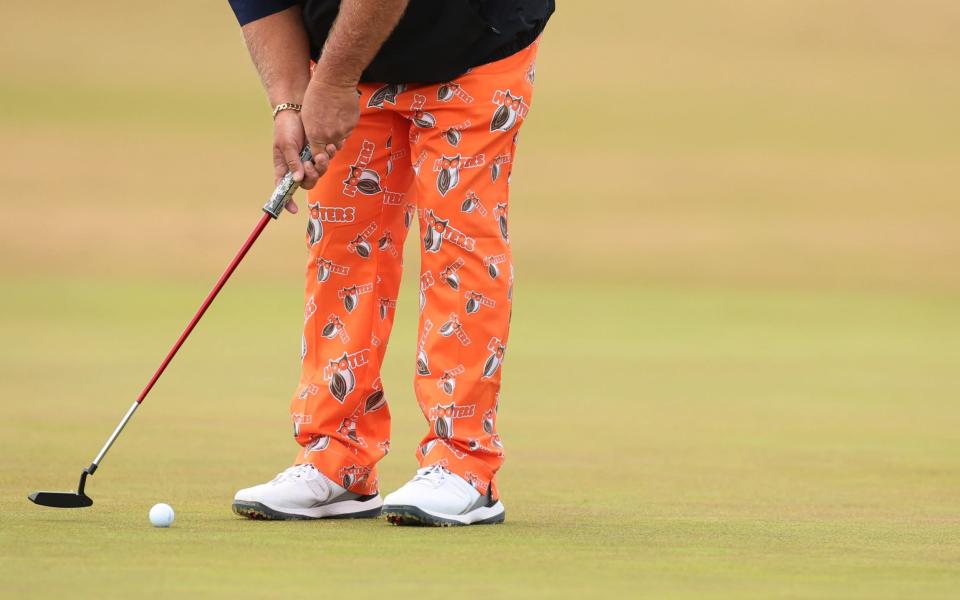 John Daly of the U.S. as he putts on the 9th during the second round - Reuters