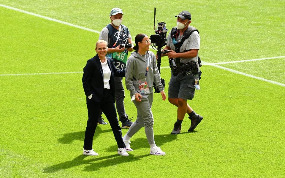 england vs germany live score euro final 2022 women's latest - Getty