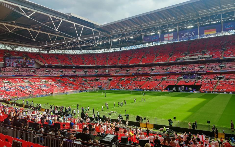 Wembley filling up - Molly McElwee