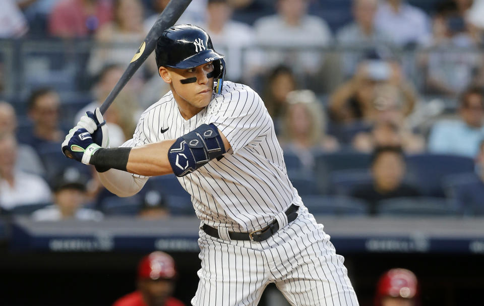 The Yankees and Aaron Judge had one of the highest MLB win totals before the season and are still set to easily hit the over. (Photo by Jim McIsaac/Getty Images)