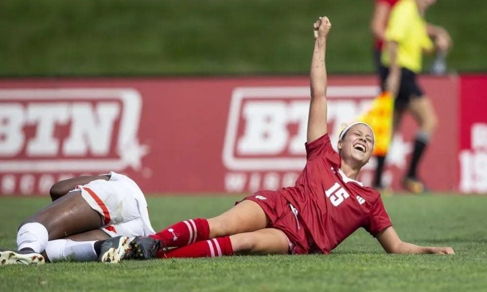 Dani Rhodes had one of the best careers in Wisconsin women's soccer history, becoming an All-American and was the Big Ten Forward of the Year in 2019.