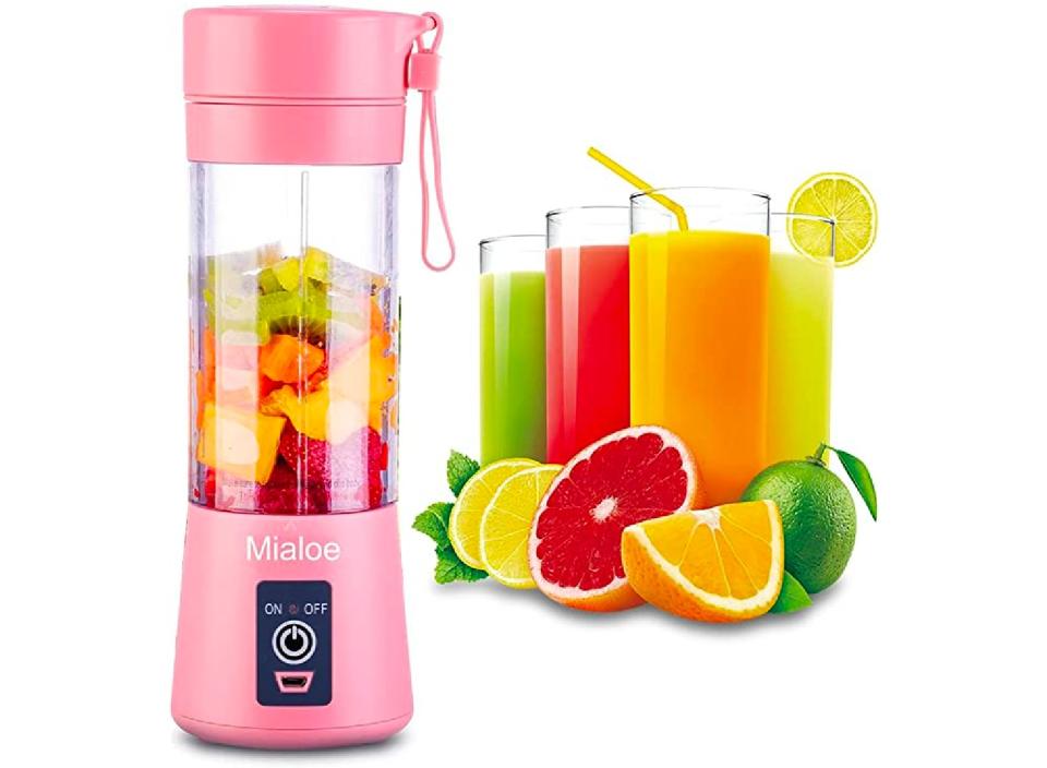 This portable blender is the perfect size for a snack on the go. (Source: Amazon)