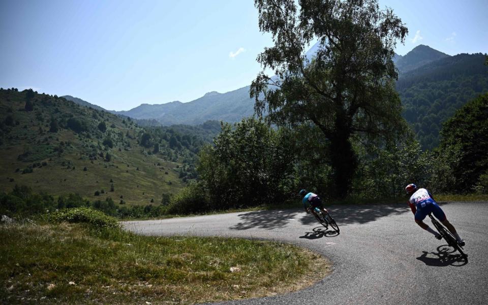 Simone Velasco and Olivier Le Gac -&nbsp;tour de france 2022 stage 17 live updates results pogacar vingegaard - GETTY IMAGES