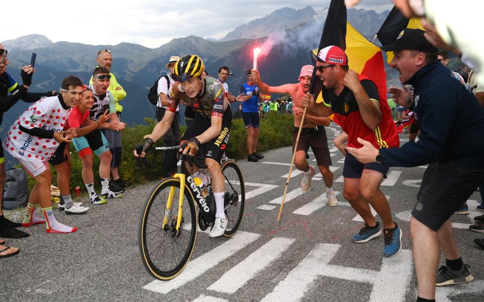 Jonas Vingegaard -&nbsp;tour de france 2022 stage 12 live updates results alpe d'huez - GETTY IMAGES