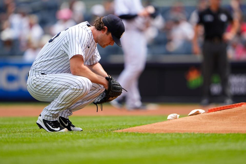 Gerrit Cole is in his third season with the Yankees.