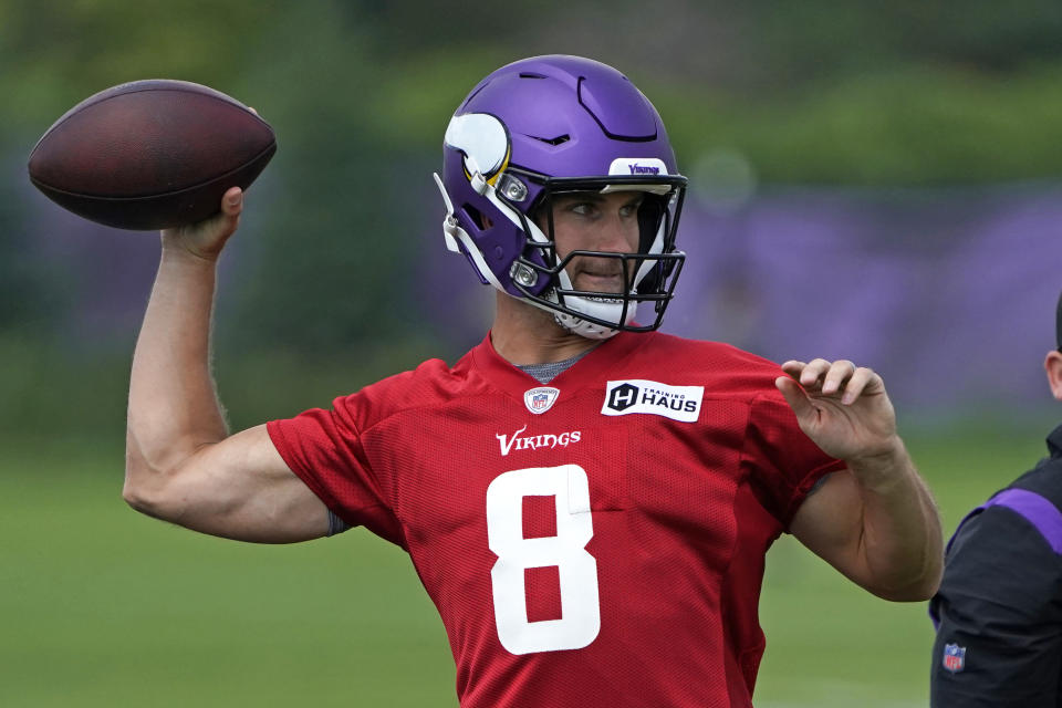 Minnesota Vikings quarterback Kirk Cousins (8) has fantasy value