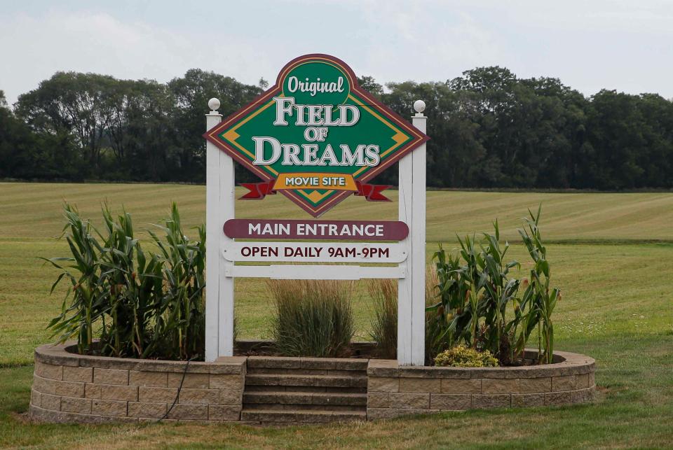 The Chicago Cubs and Cincinnati Reds will play at the &quot;Field of Dreams&quot; movie site on Aug. 11.