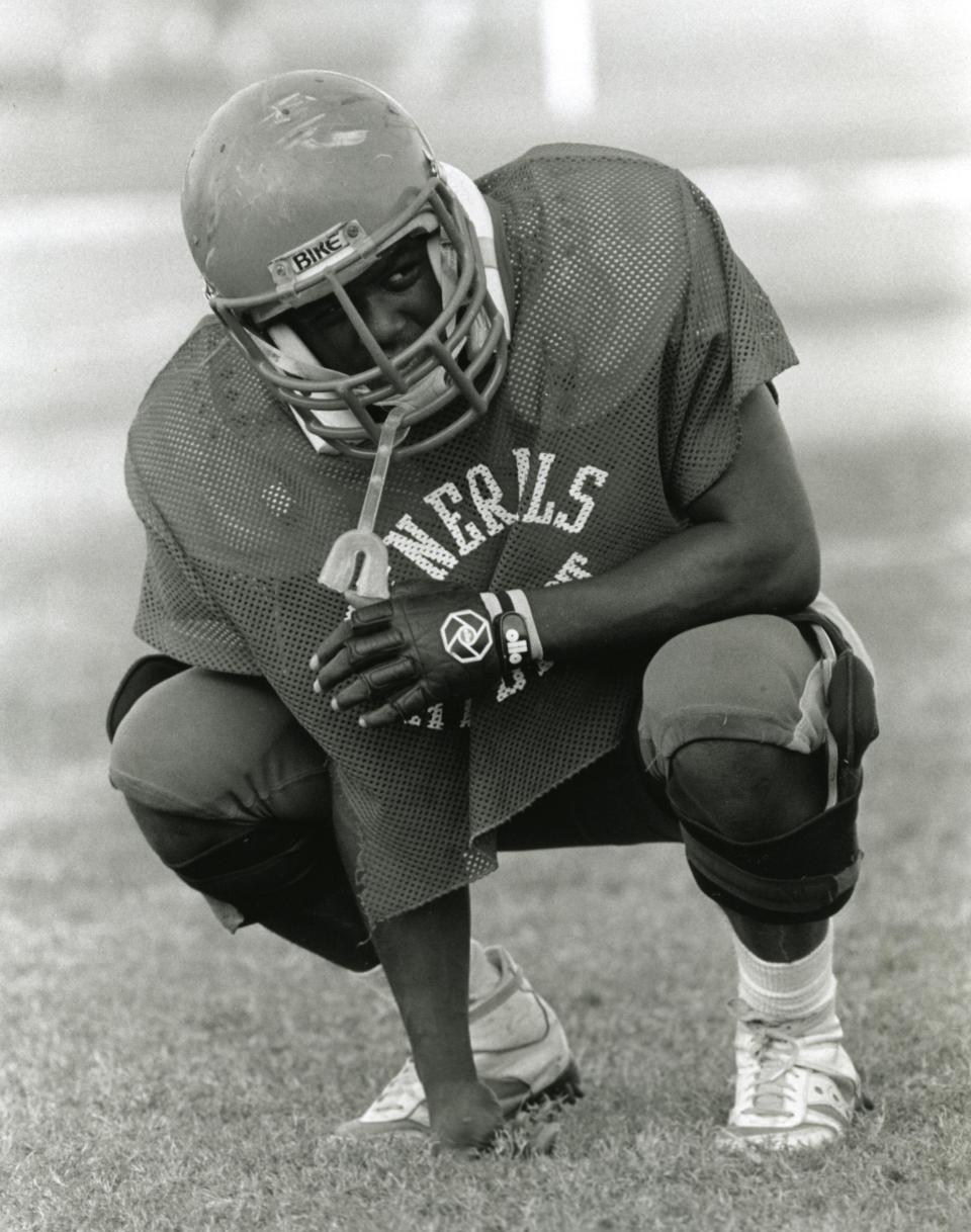 Leroy Butler at Lee High School in 1985.