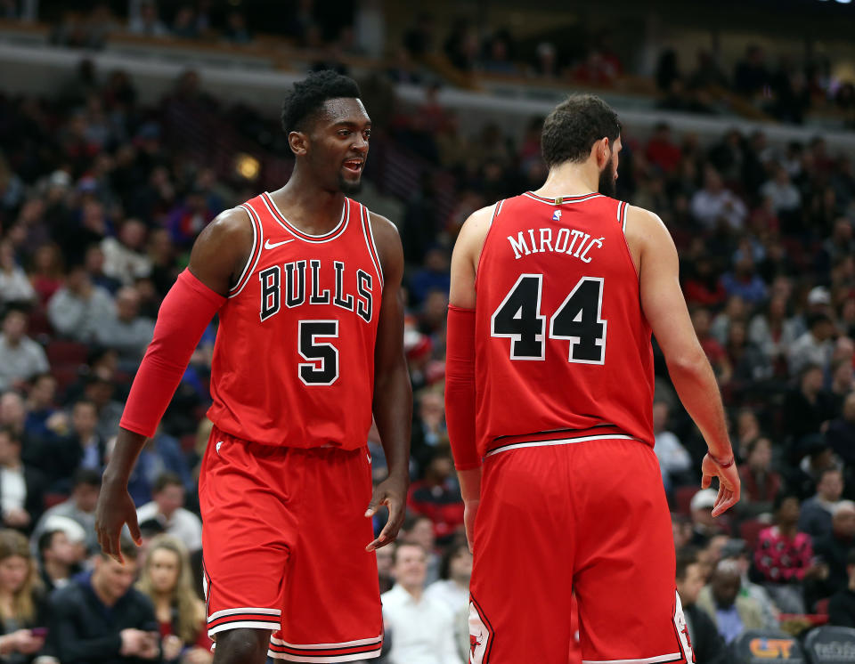 Chicago Bulls forward Bobby Portis compared his punch to Draymond Green on Friday