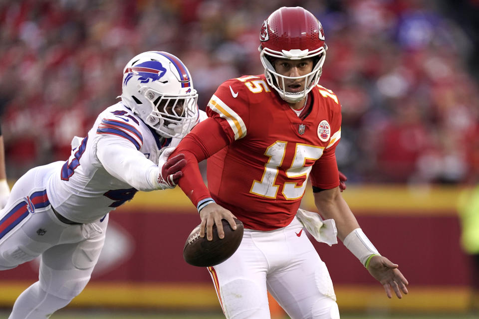 The Kansas City Chiefs have Patrick Mahomes, which offsets a lot of problems. (AP Photo/Charlie Riedel)