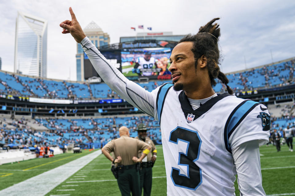 Robbie Anderson won't help fantasy managers much in Week 7, but a fresh start in Arizona is reason to consider adding him. (AP Photo/Jacob Kupferman)