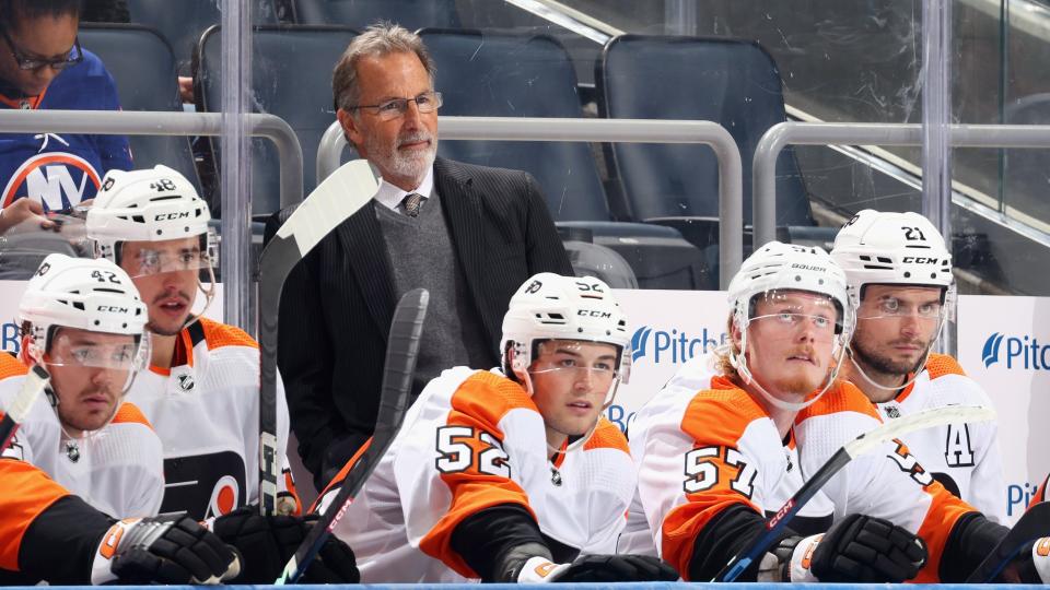Despite the Philadelphia Flyers' strong start to the season, John Tortorella's intensity may already be drawing the ire of some of his stars. (Getty Images)