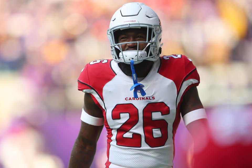 Eno Benjamin started three games for the Cardinals this season. (Photo by Adam Bettcher/Getty Images)