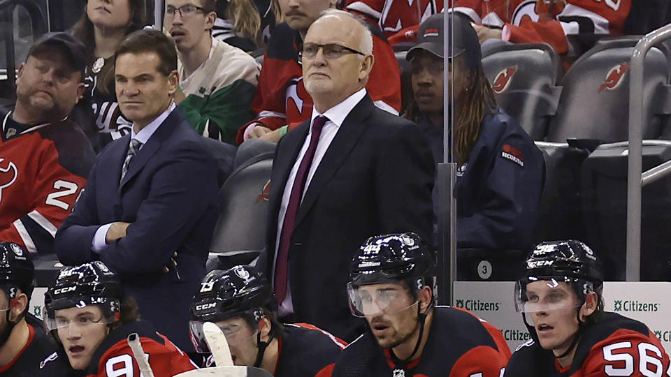 Devils fans have changed their mind about head coach Lindy Ruff. (AP Photo/Adam Hunger)