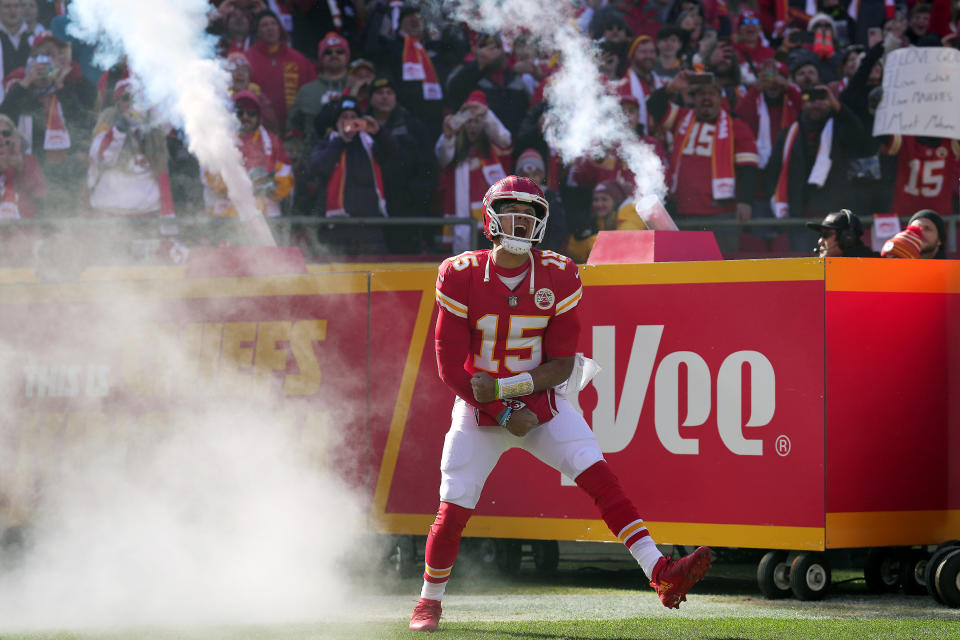 There's Patrick Mahomes, and then there's all other QBs. (Photo by Jason Hanna/Getty Images)