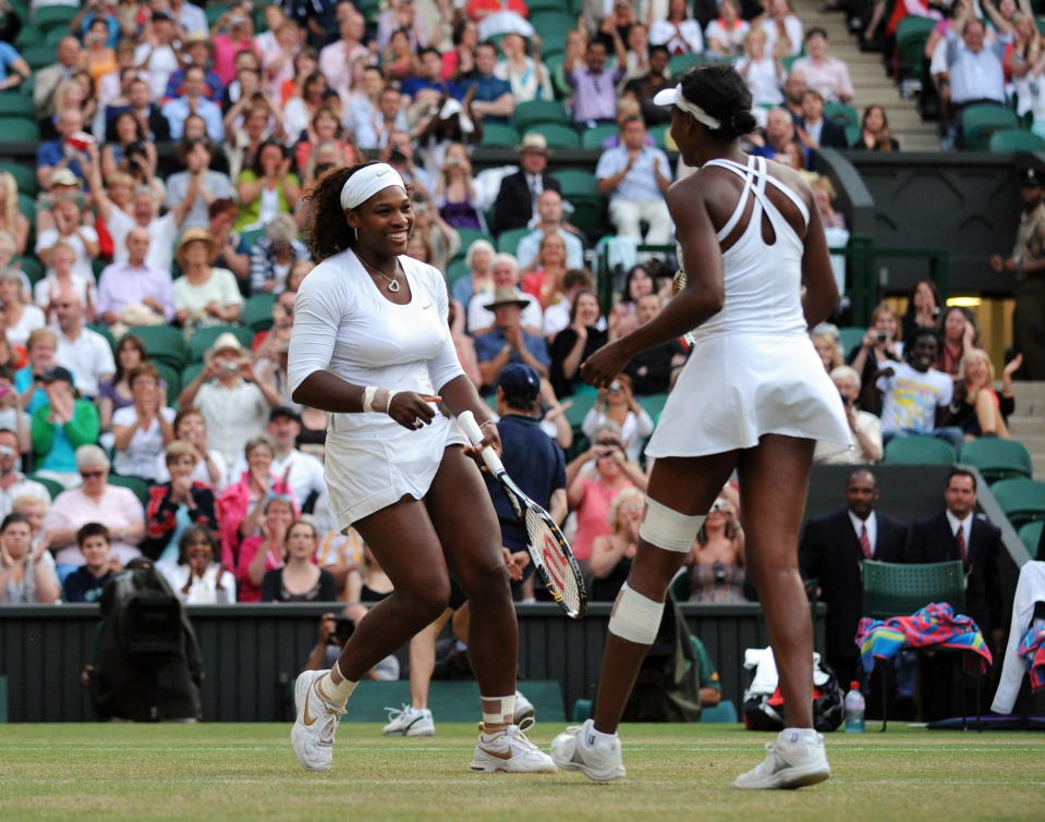 Serena and Venus Williams both attempted to circumvent the now amended all-white rule before 2014. (Action Images / Henry Browne Livepic)