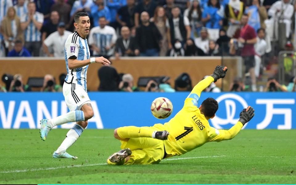 Angel Di Maria of Argentina scores - Getty