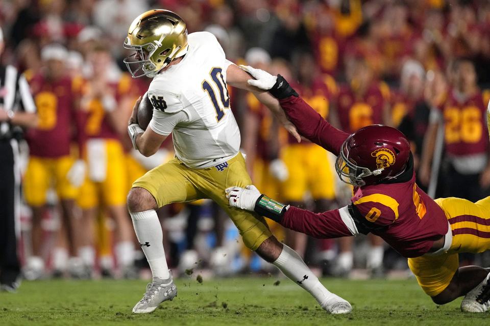 Former Notre Dame QB Drew Pyne is among many transfers to the Arizona State football program for the 2023 season.