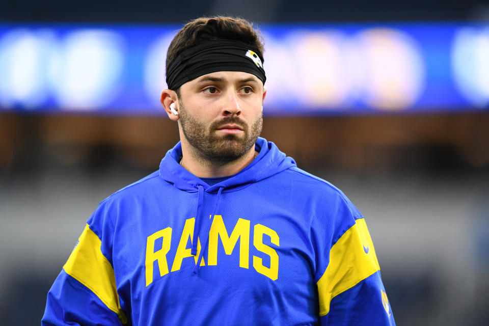 Baker Mayfield's journey will only get more uncertain from here. (Photo by Brian Rothmuller/Icon Sportswire via Getty Images)
