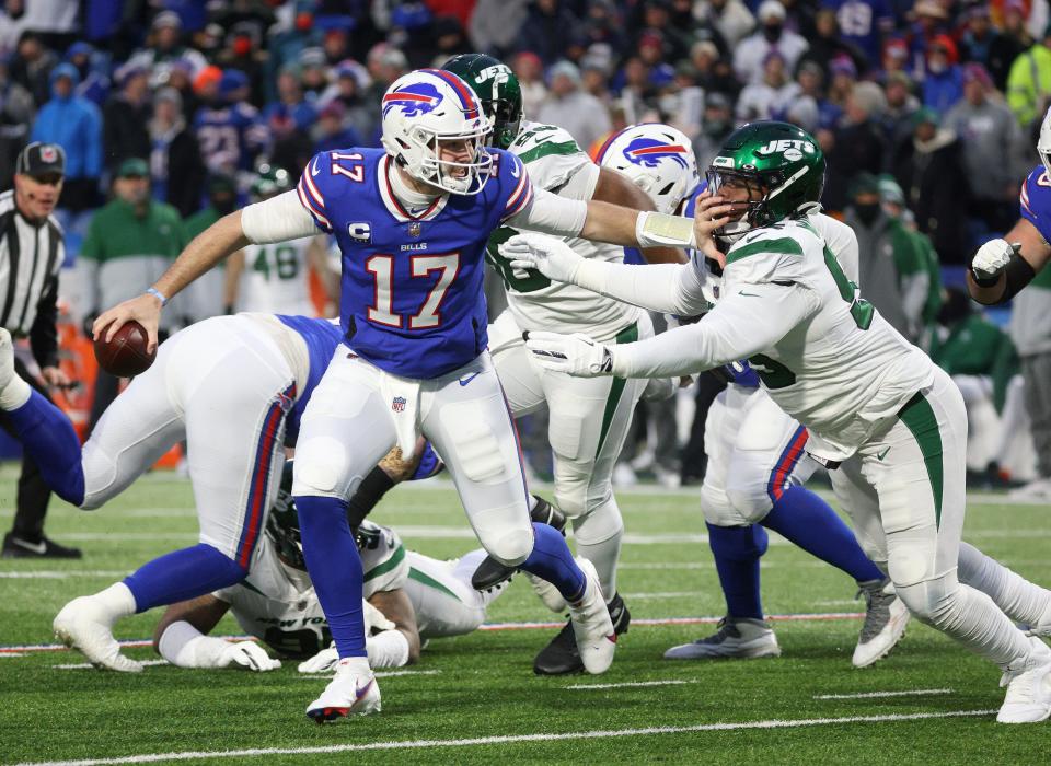 Josh Allen will have to be wary of Jets star defensive tackle Quinnen Williams.