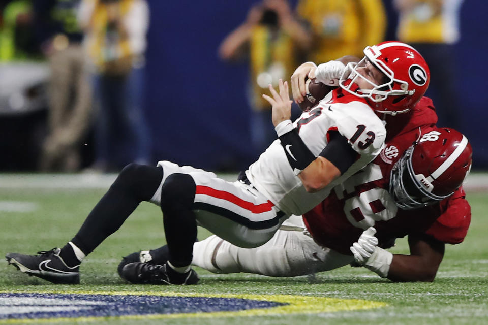 Stetson Bennett and the Georgia Bulldogs are great, but not invulnerable. (Todd Kirkland/Getty Images)