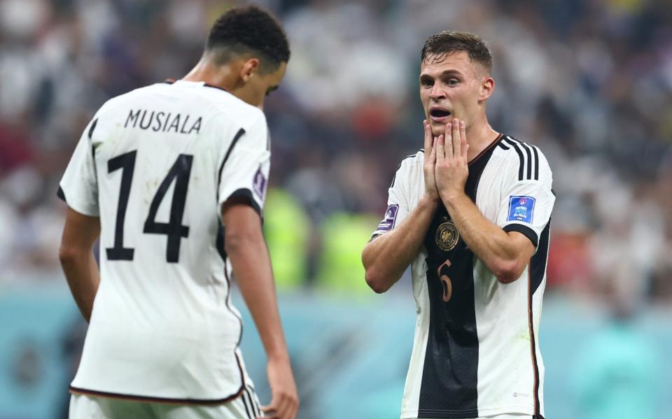 Joshua Kimmich cut a haunted figure at the final whistle - Getty Images/Fantastista/Chris Brunskill