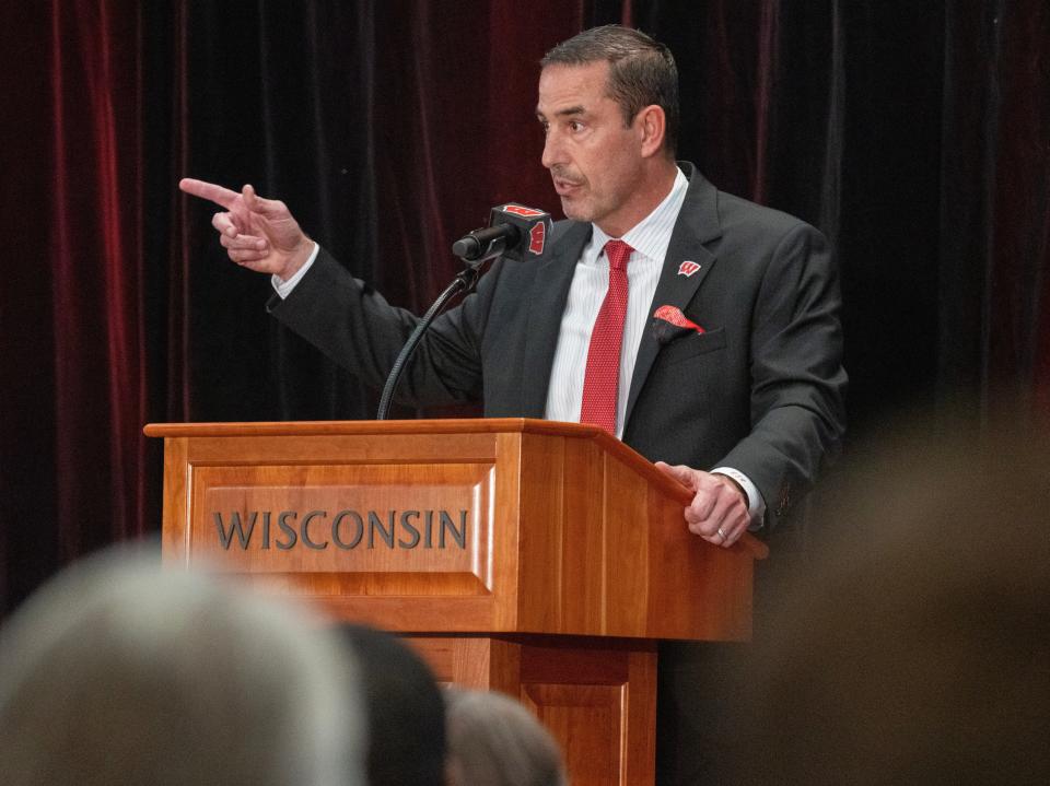 Luke Fickell will likely have Jim Leonhard on his staff at Wisconsin.