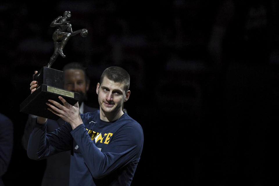 Denver Nuggets center Nikola Jokic is the NBA's two-time reigning MVP. (AAron Ontiveroz/MediaNews Group/The Denver Post via Getty Images)