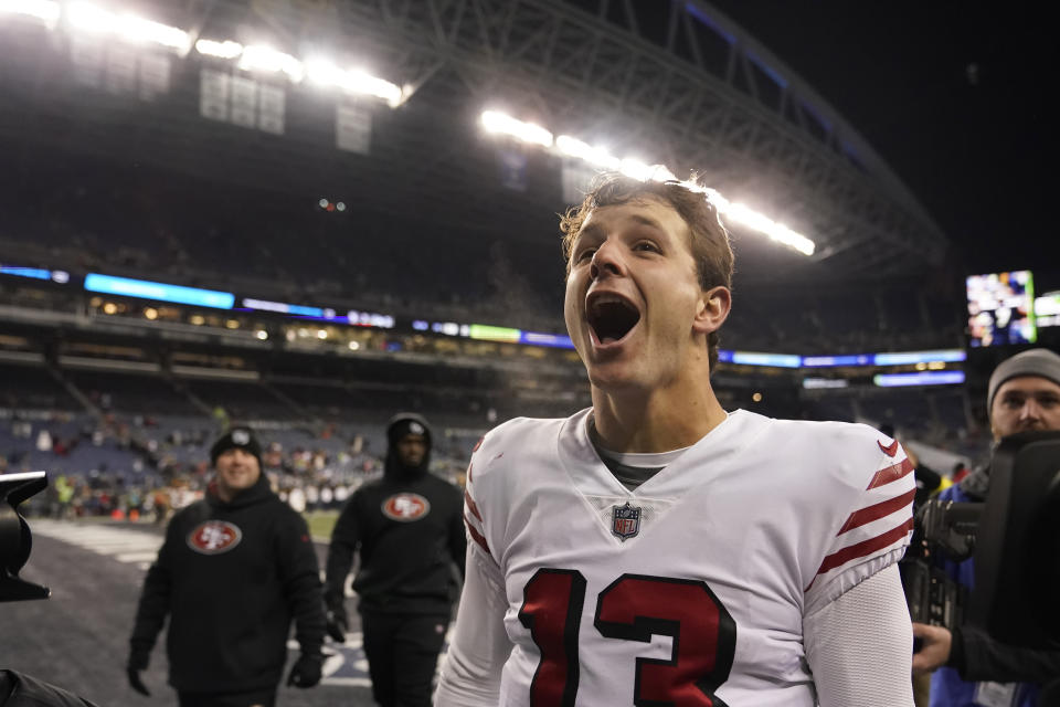 San Francisco 49ers quarterback Brock Purdy has played very well for a Super Bowl contender. (AP Photo/Marcio Jose Sanchez)