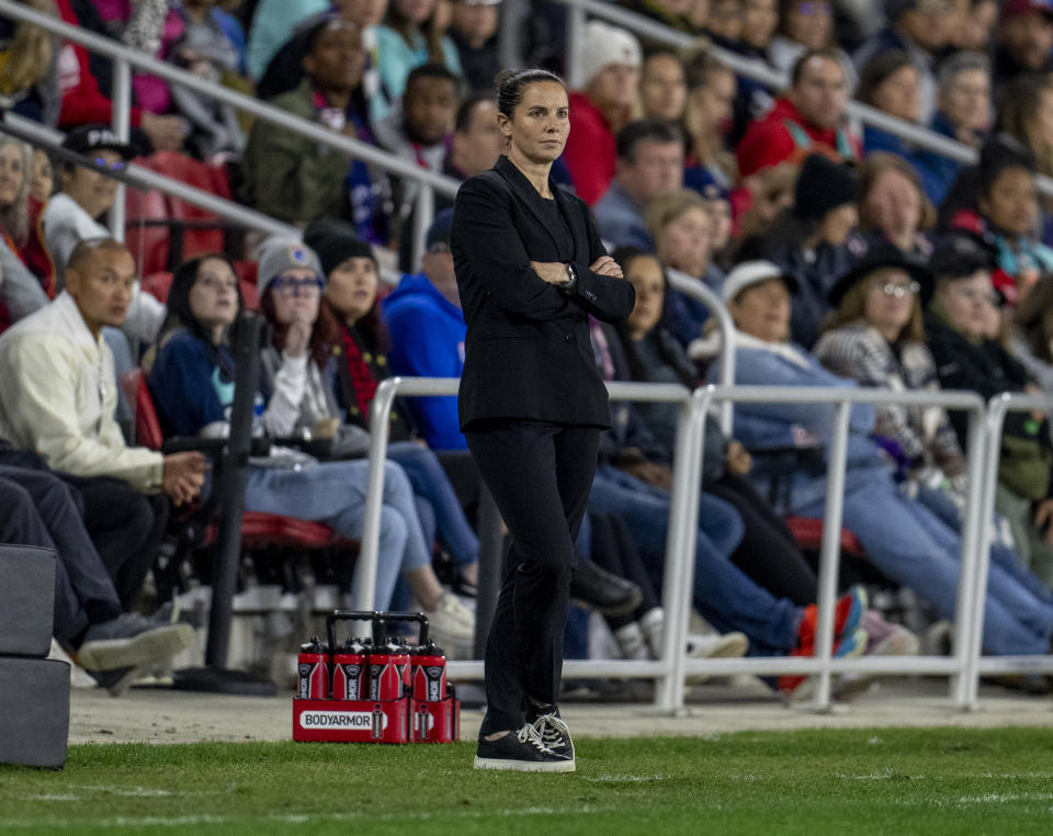 Rhian Wilkinson resigned as head coach of Portland Thorns FC following an investigation into workplace misconduct. (Photo by Brad Smith/ISI Photos/Getty Images)