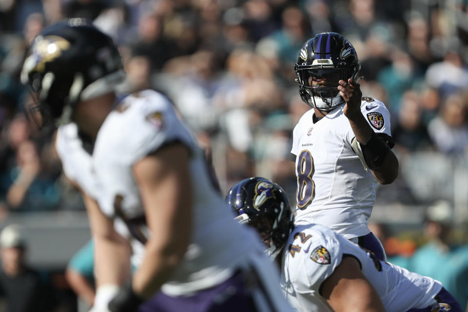 The Ravens' problems fall on a number of different facets. (Photo by Courtney Culbreath/Getty Images)