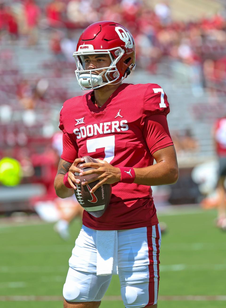 Nick Evers, a dual-threat quarterback in high school in Texas, played in one game as a freshman at Oklahoma. He announced Saturday he was transferring to Wisconsin.