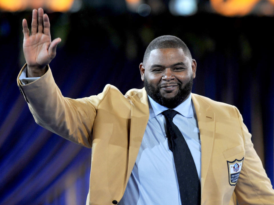 Sometimes teams trading up to acquire the No. 1 overall pick strike gold. Just ask the Rams and Pro Football Hall of Famer Orlando Pace. (Photo by Nick Cammett/Diamond Images/Getty Images)