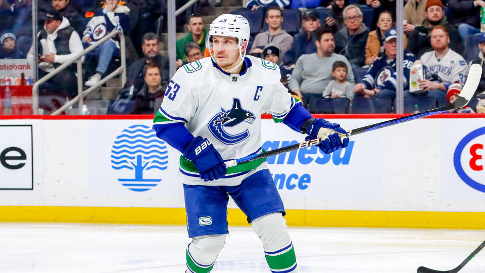 Bo Horvat is a hot commodity ahead of the NHL trade deadline. (Photo by Darcy Finley/NHLI via Getty Images)