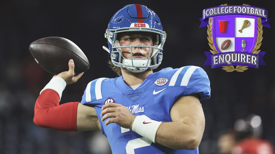 Ole Miss quarterback Jaxson dart warms up before playing Texas Tech
Troy Taormina-USA TODAY Sports