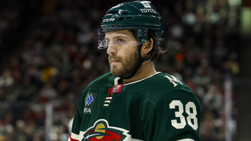 Ryan Hartman of the Minnesota Wild was critical of his play in Tuesday's loss. His coach agreed. (Photo by David Berding/Getty Images)