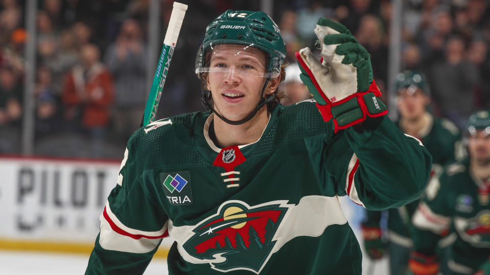 The Wild somehow found a way to lock up Matt Boldy for the long-term. (Getty)