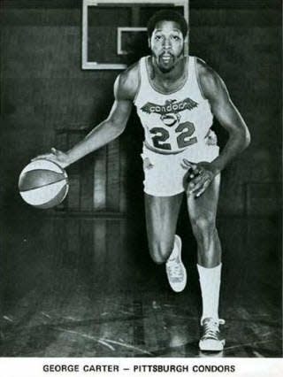 George Carter's team photo when he played for the ABA's Pittsburgh Condors.