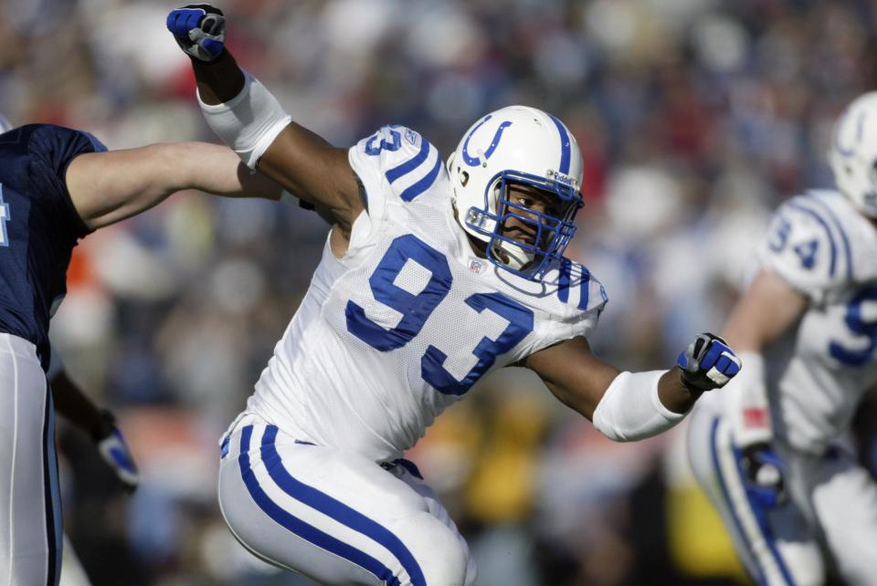 Dwight Freeney was a key figure on the great Indianapolis Colts teams of the 2000s. (Photo by Damian Strohmeyer/Sports Illustrated via Getty Images)