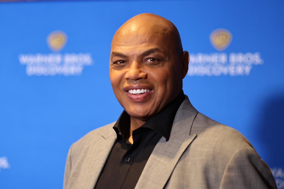 NEW YORK, NEW YORK - MAY 15: Charles Barkley attends the Warner Bros. Discovery Upfront 2024 on May 15, 2024 in New York City. (Photo by Mike Coppola/Getty Images for Warner Bros. Discovery)