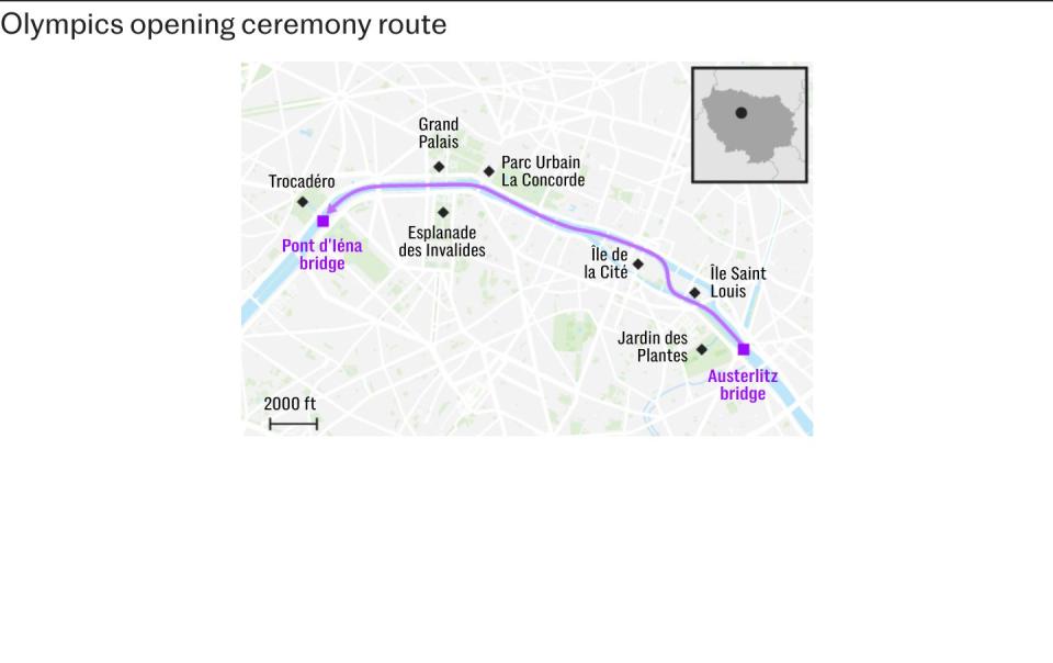 Paris Olympics opening ceremony 2024 When it starts and how to watch